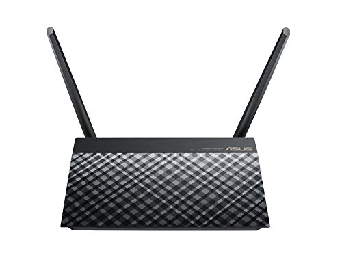 Asus RT-AC51U AC750 Black Diamond Dual-Band WLAN Router (802.11 a/b/g/n/ac, Fast Ethernet LAN/WAN, USB 2.0, Print FTP UPnP VPN Server, IPv6, SSID) -