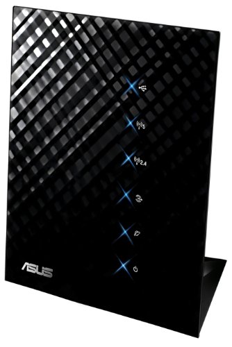 Asus RT-N65U N750 Black Diamond Dual-Band WLAN Router (802.11 a/b/g/n, Gigabit LAN/WAN, USB 3.0, Print FTP UPnP VPN Server, IPv6, 8x SSID, AiRadar) -