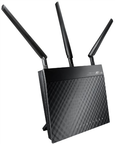 Asus RT-N66U N900 Black Diamond Dual-Band Power WLAN Router (802.11 a/b/g/n, Gigabit LAN/WAN, USB 2.0, Print FTP UPnP VPN Server, IPv6, SSID, AiRadar) -