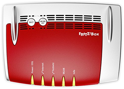 AVM FRITZ!Box 7490 WLAN AC + N Router (VDSL/ADSL, 1.300 Mbit/s (5 GHz), 450 Mbit/s (2,4 GHz), DECT-Basis, Media Server) -