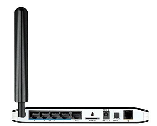 D-Link DWR-512/E HSDPA Wireless N150 Router (2,4GHz, 150Mbps, 4-Port) schwarz -