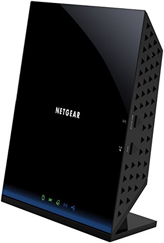 NETGEAR D6200-100PES AC Modem-Router (ADSL2+ (Annex A, Annex J), Dual-Band 5-Port Gigabit, 4x LAN, 1x WAN, 2x USB 2.0) nicht für Deutschland -