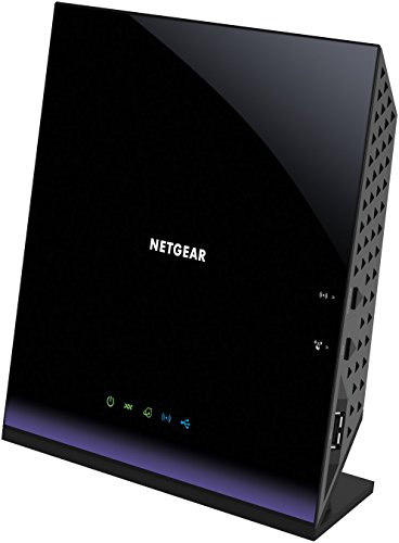 NETGEAR D6400-100PES AC1600 WLAN-Router (VDSL/ADSL2+, 1600Mbps, Dualband, 2x USB 2.0, 5x Gigabit Port) -