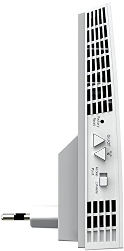 NETGEAR EX7300-100PES Nighthawk X4 AC2200 Universal WLAN Repeater (Wave 2 MU-MIMO, 2200 MBits/s, 1 GB Port, 11ac, Access Point, universell kompatibel) weiß -