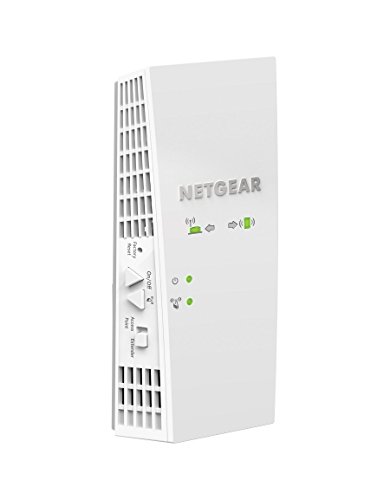NETGEAR EX7300-100PES Nighthawk X4 AC2200 Universal WLAN Repeater (Wave 2 MU-MIMO, 2200 MBits/s, 1 GB Port, 11ac, Access Point, universell kompatibel) weiß -