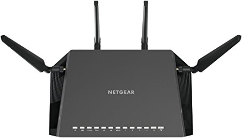 NETGEAR Nighthawk X4S D7800-100PES AC2600 WLAN VDSL2/ADSL2+ Modemrouter (11ac, MU-MIMO, 800 MBit/s 2.4 GHz, 256QAM + 1733 MBit/s 5 GHz) [nicht für Deutschland geeignet] -