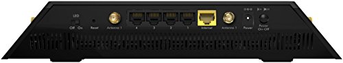 Netgear R7800-100UKS) Nighthawk X4S 1733 (800 + Mbps) Quad Stream Gigabit Kabel Smart Wireless 11 AC Gaming Router Fast (AC2600 Mbps) -